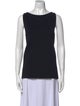 Ralph Lauren Black Label Scoop Neck Sleeveless Top
