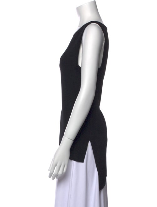 Ralph Lauren Black Label Scoop Neck Sleeveless Top