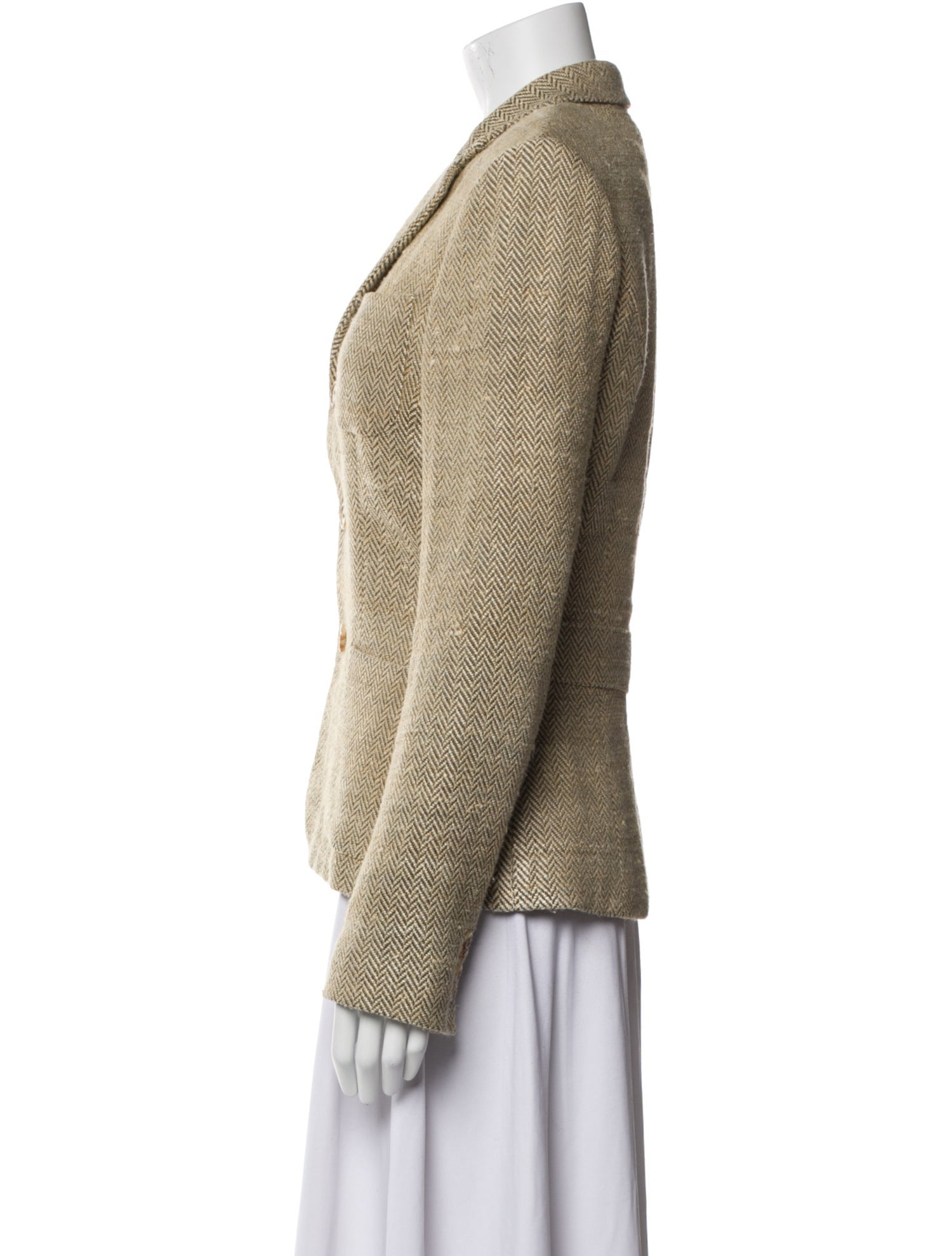 Ralph Lauren Black Label Silk Printed Blazer