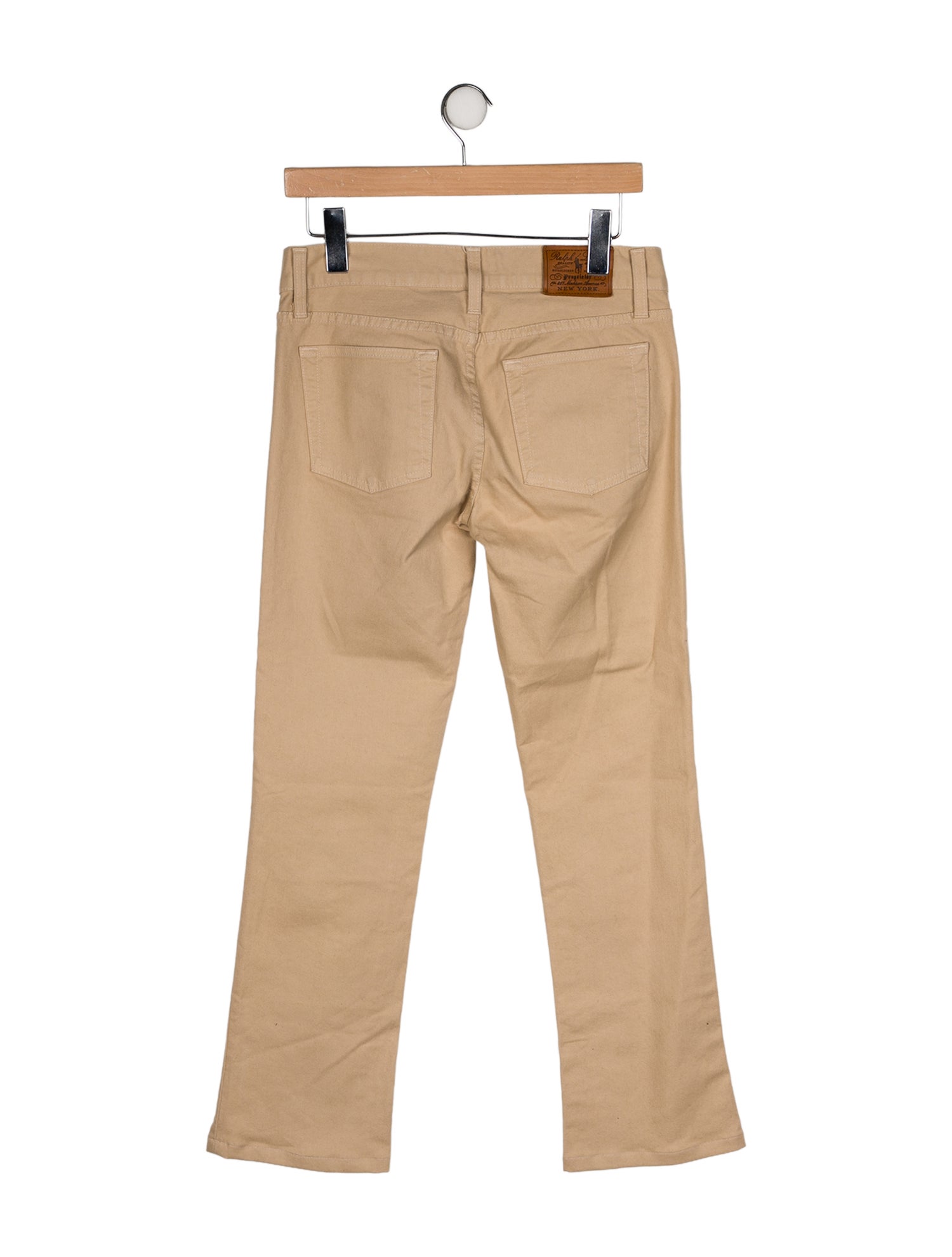 Ralph Lauren Black Label Mid-Rise Straight Leg Jeans