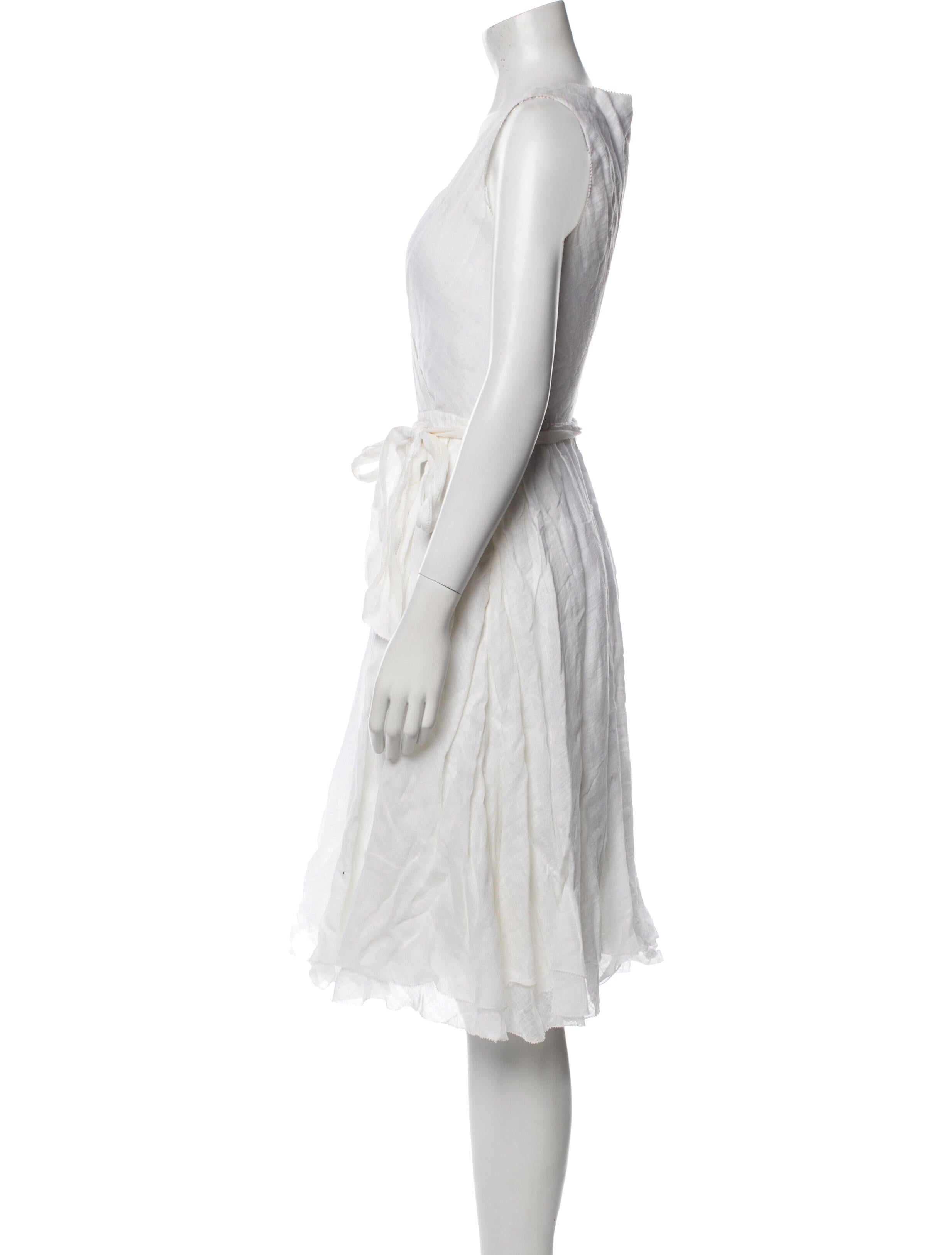 Ralph Lauren Black Label Linen Midi Length Dress