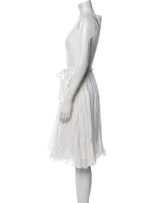 Ralph Lauren Black Label Linen Midi Length Dress