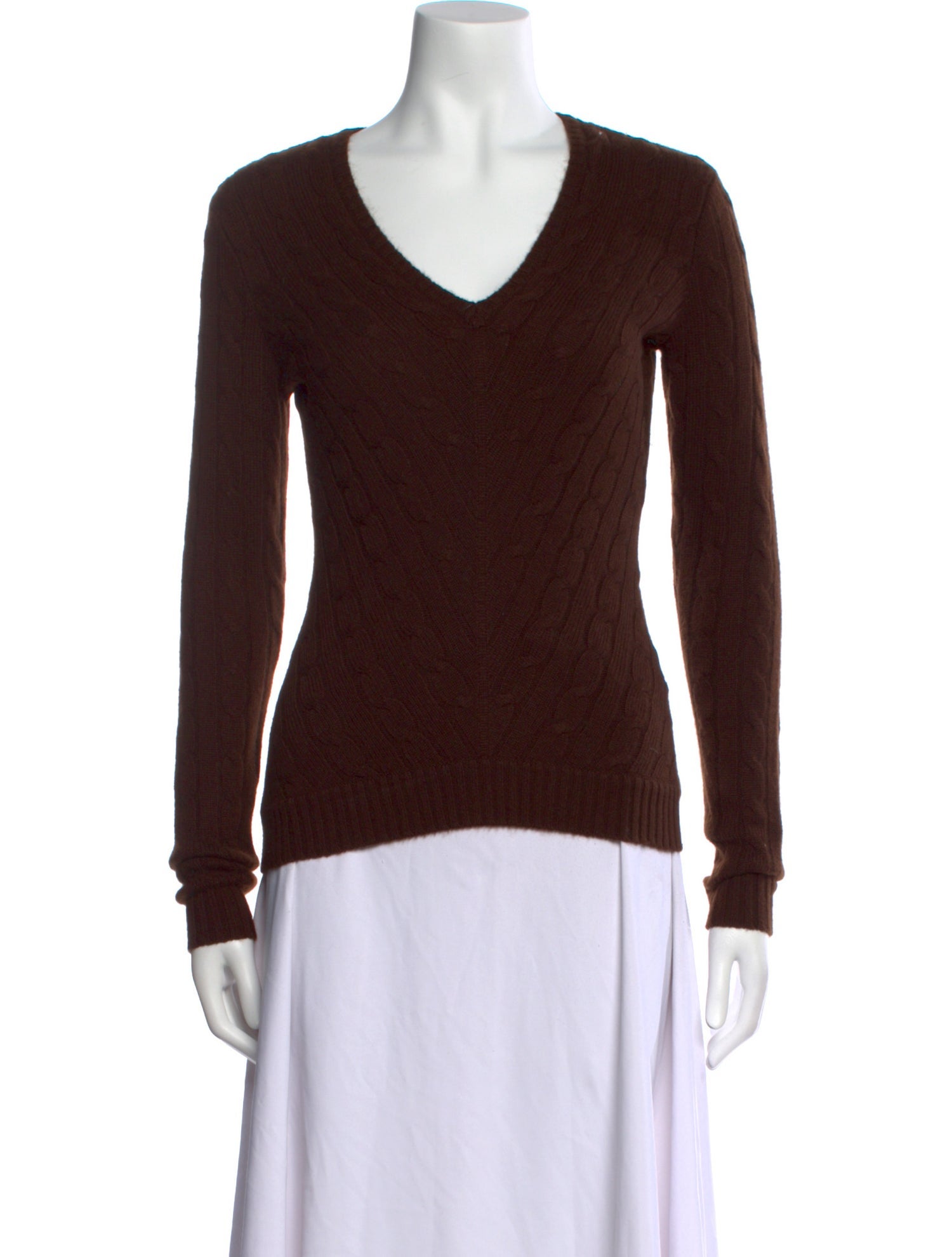 Ralph Lauren Black Label Cashmere V-Neck Sweater