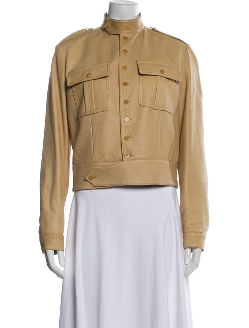 Ralph Lauren Black Label Leather Fur Jacket