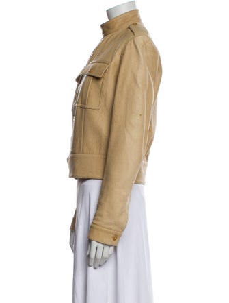 Ralph Lauren Black Label Leather Fur Jacket