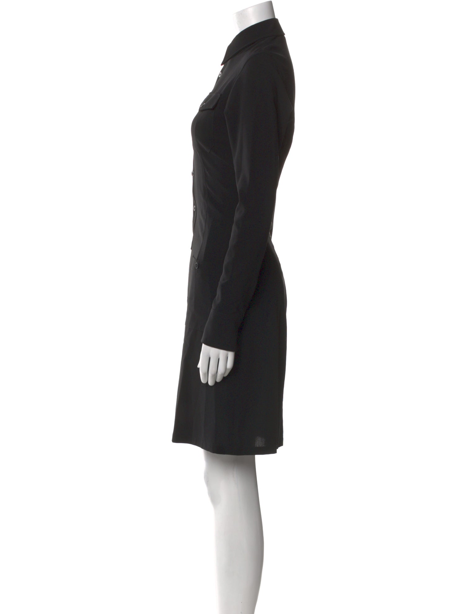 Ralph Lauren Black Label Wool Knee-Length Dress