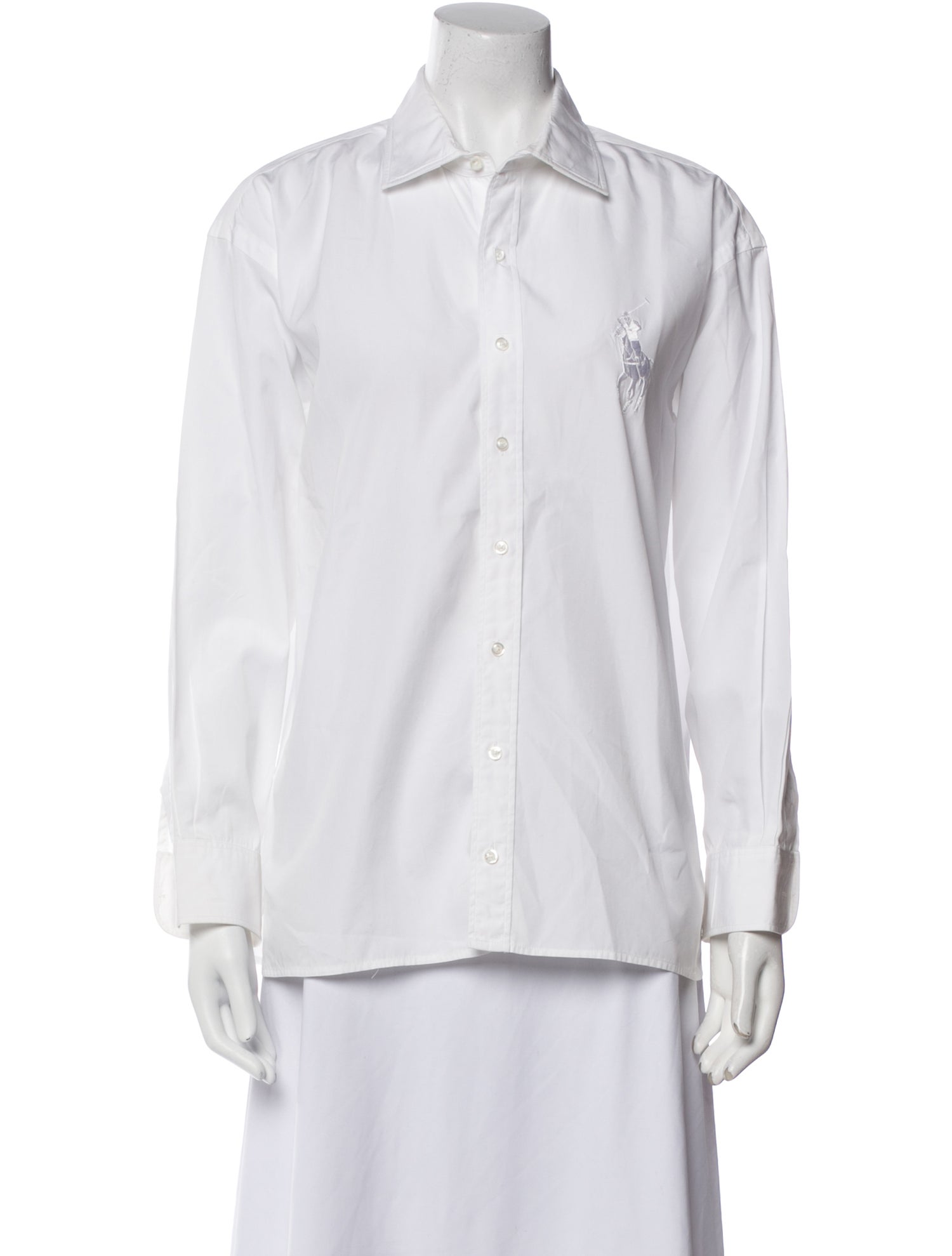 Ralph Lauren Black Label Long Sleeve Button-Up Top