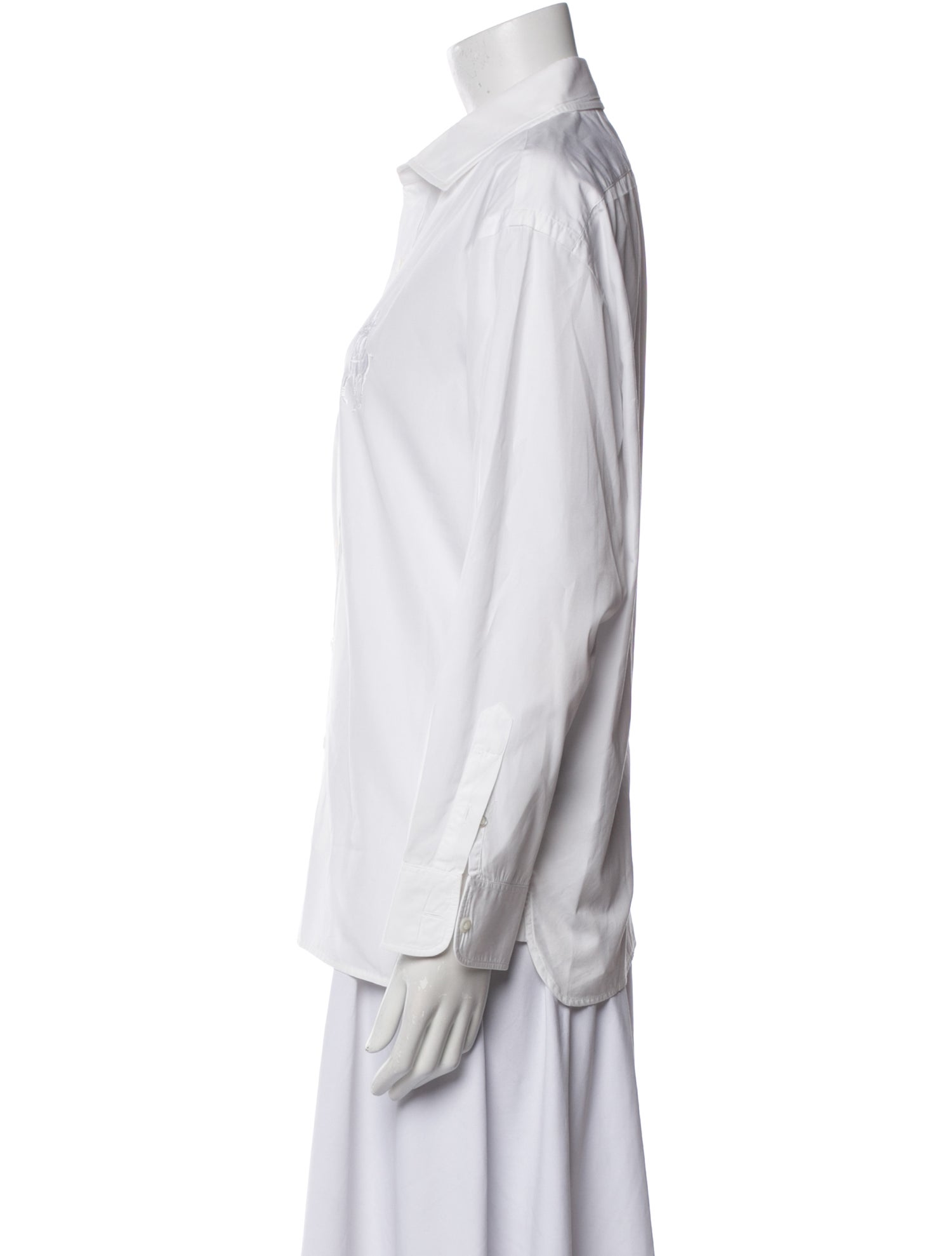 Ralph Lauren Black Label Long Sleeve Button-Up Top