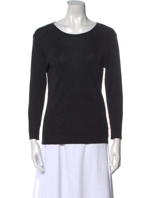 Ralph Lauren Black Label Scoop Neck Long Sleeve Top