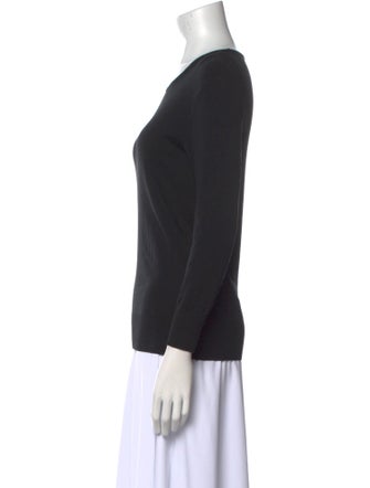 Ralph Lauren Black Label Scoop Neck Long Sleeve Top