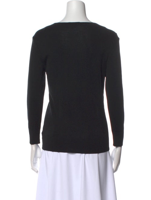 Ralph Lauren Black Label Scoop Neck Long Sleeve Top