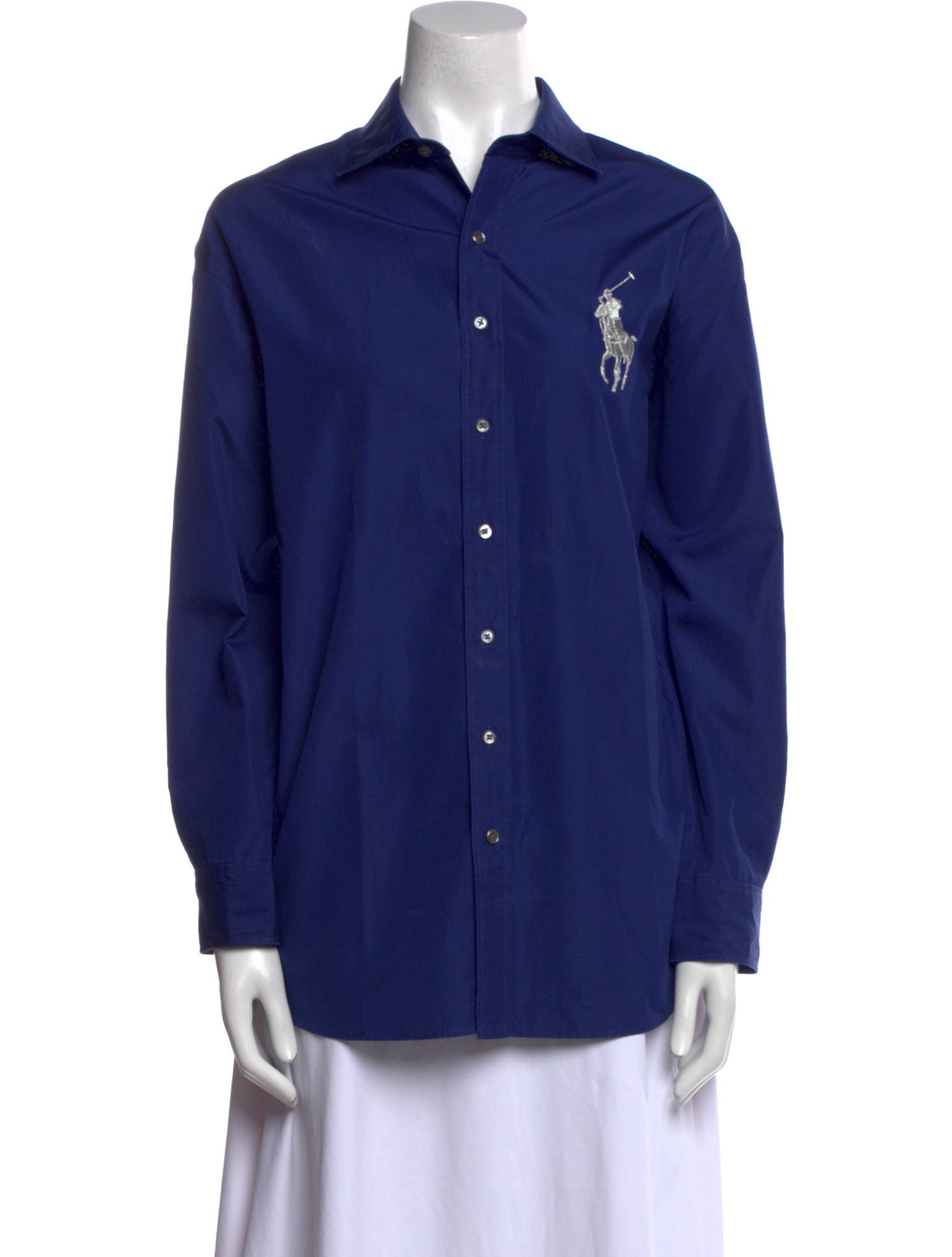 Ralph Lauren Black Label Long Sleeve Button-Up Top
