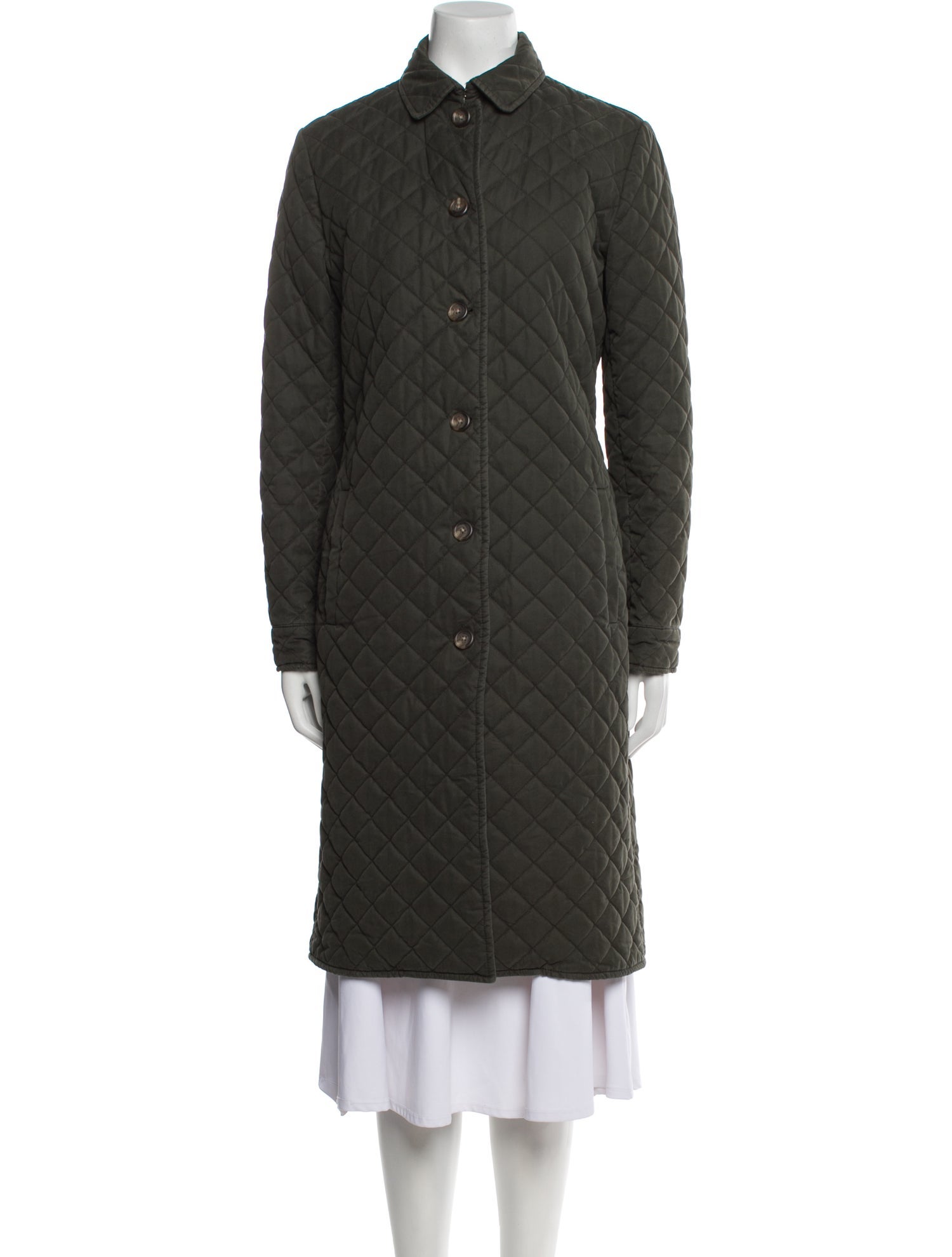 Ralph Lauren Black Label Striped Trench Coat