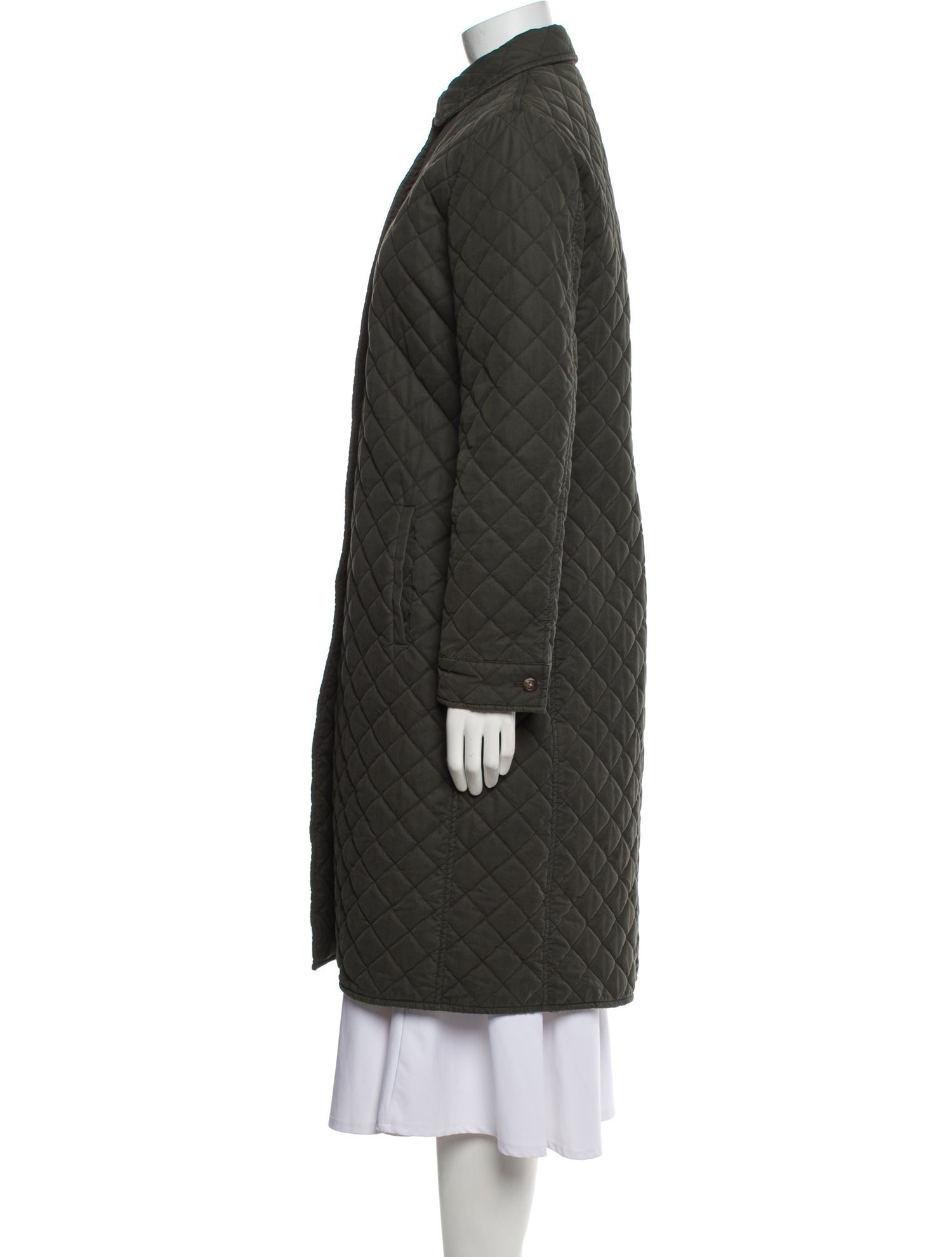 Ralph Lauren Black Label Striped Trench Coat