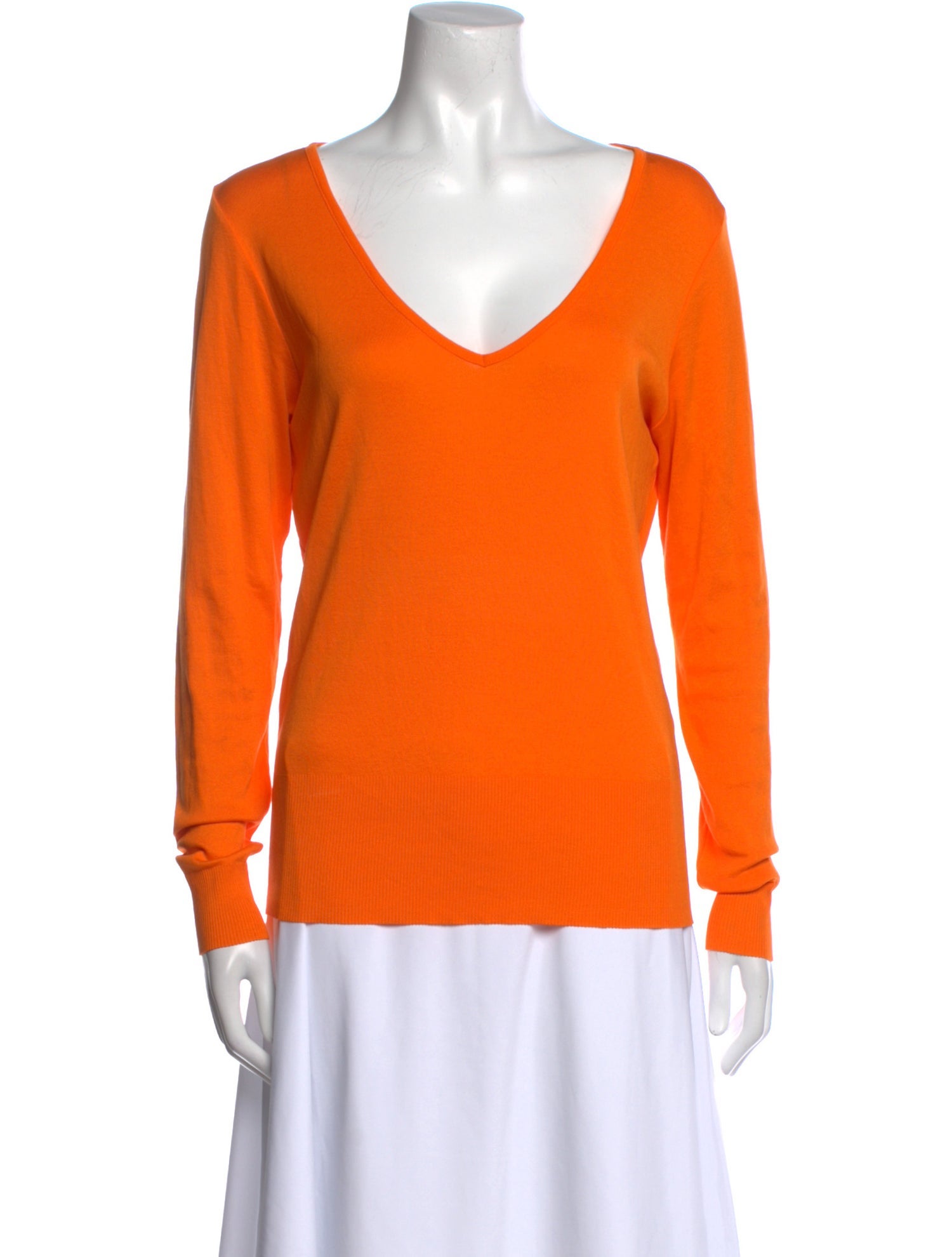 Ralph Lauren Black Label V-Neck Long Sleeve Top