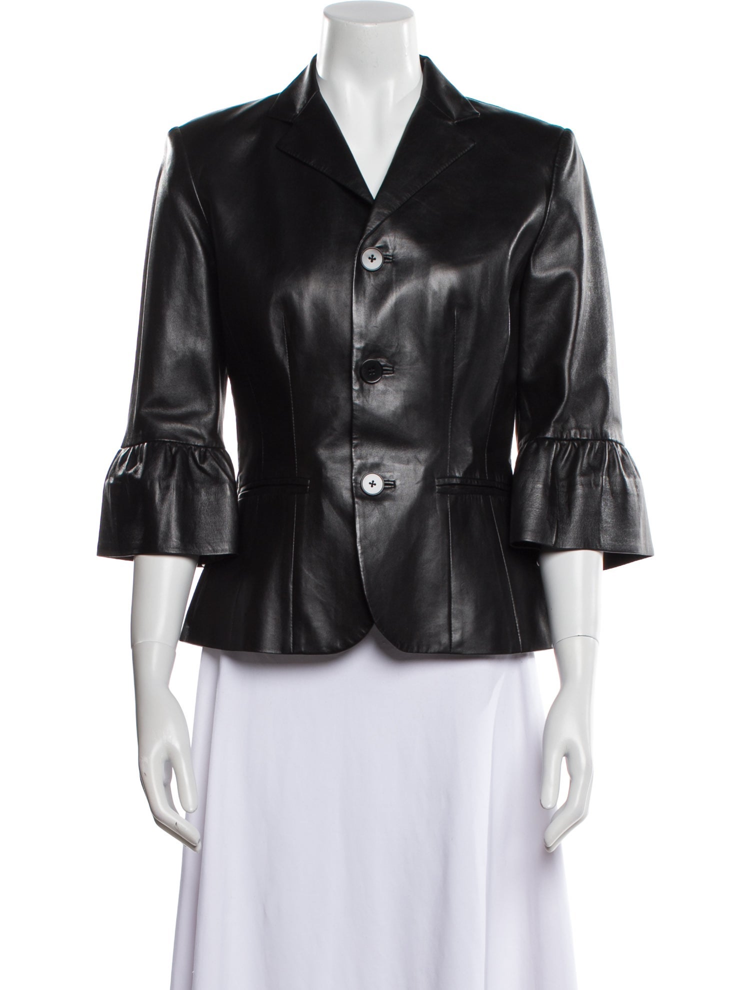 Ralph Lauren Black Label Lamb Leather Jacket