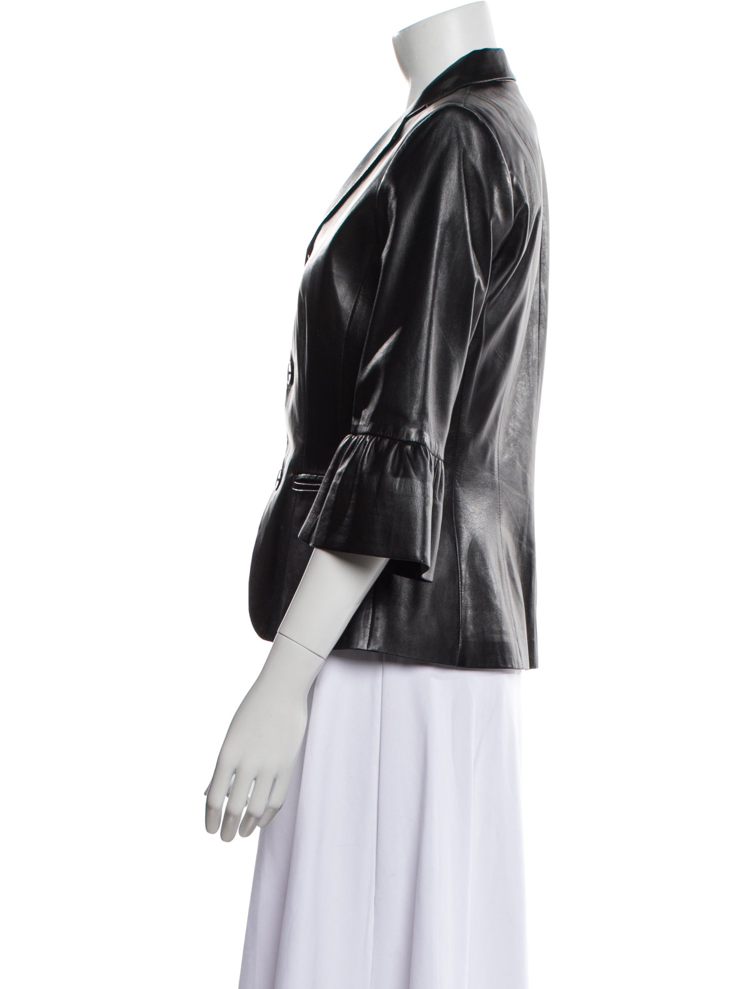 Ralph Lauren Black Label Lamb Leather Jacket