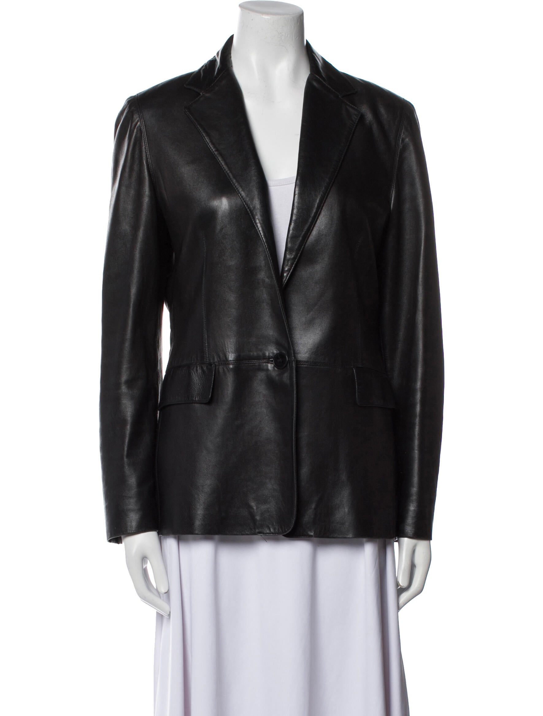 Ralph Lauren Black Label Leather Blazer