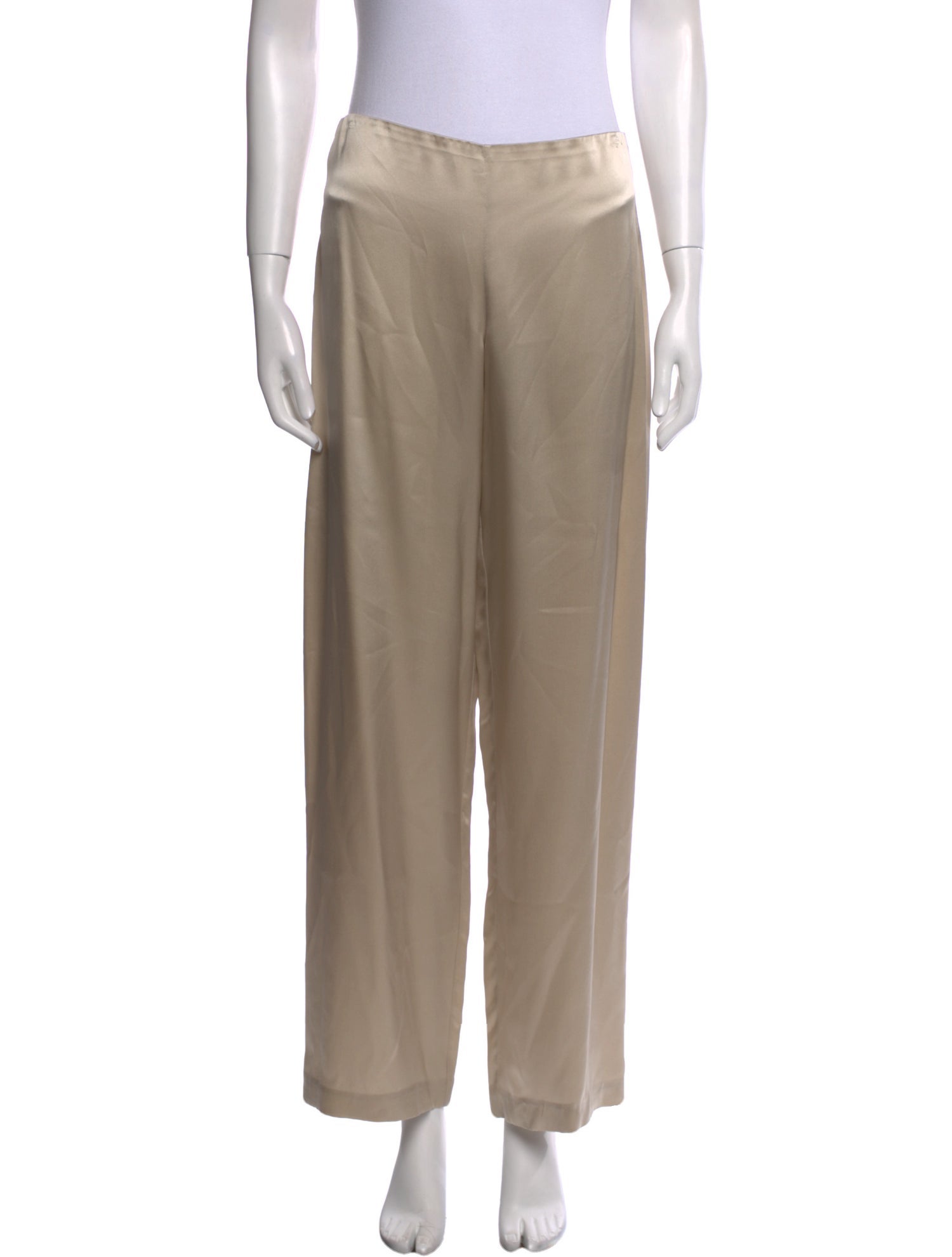 Ralph Lauren Black Label Silk Wide Leg Pants