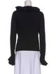 Ralph Lauren Black Label Cashmere V-Neck Blouse