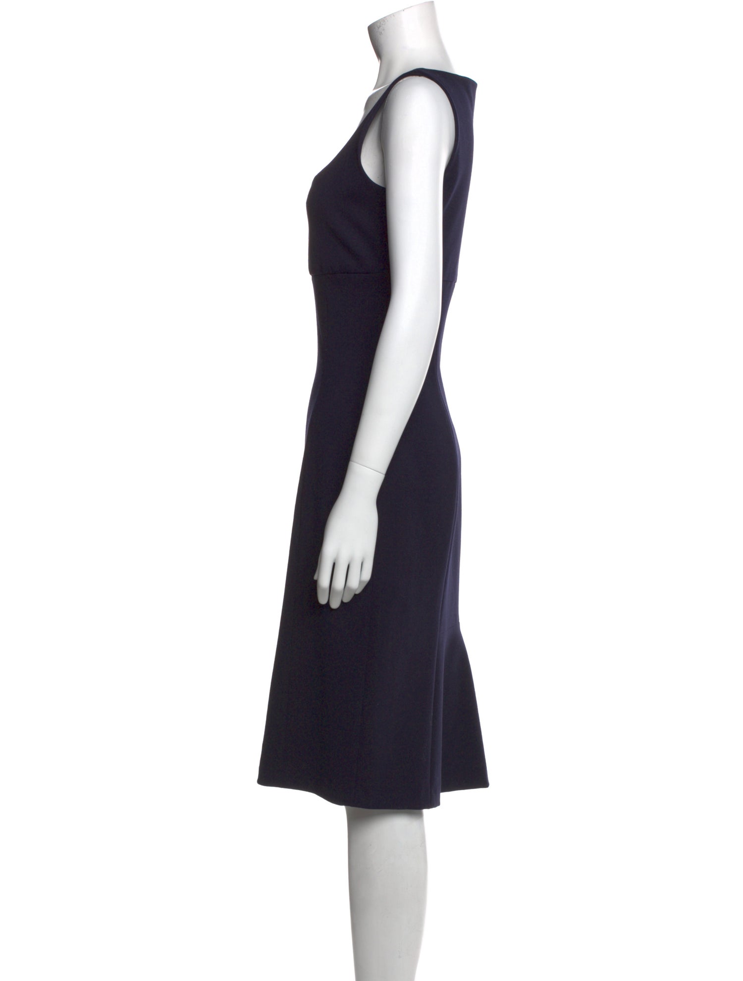 Ralph Lauren Black Label Wool Knee-Length Dress