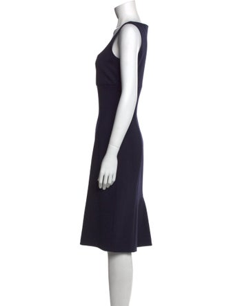 Ralph Lauren Black Label Wool Knee-Length Dress