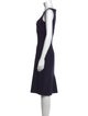 Ralph Lauren Black Label Wool Knee-Length Dress