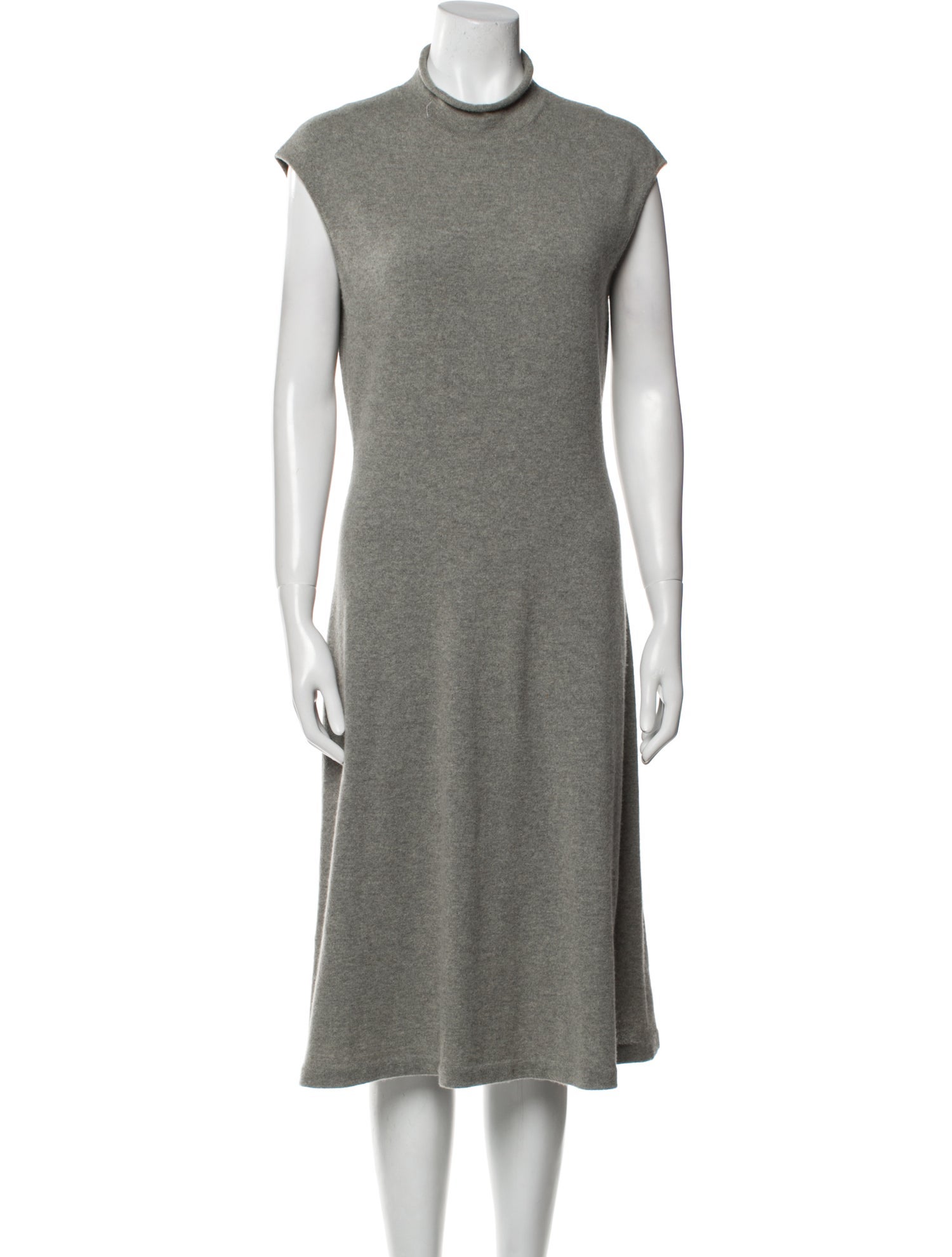 Ralph Lauren Black Label Cashmere Midi Length Dress