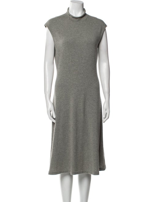 Ralph Lauren Black Label Cashmere Midi Length Dress