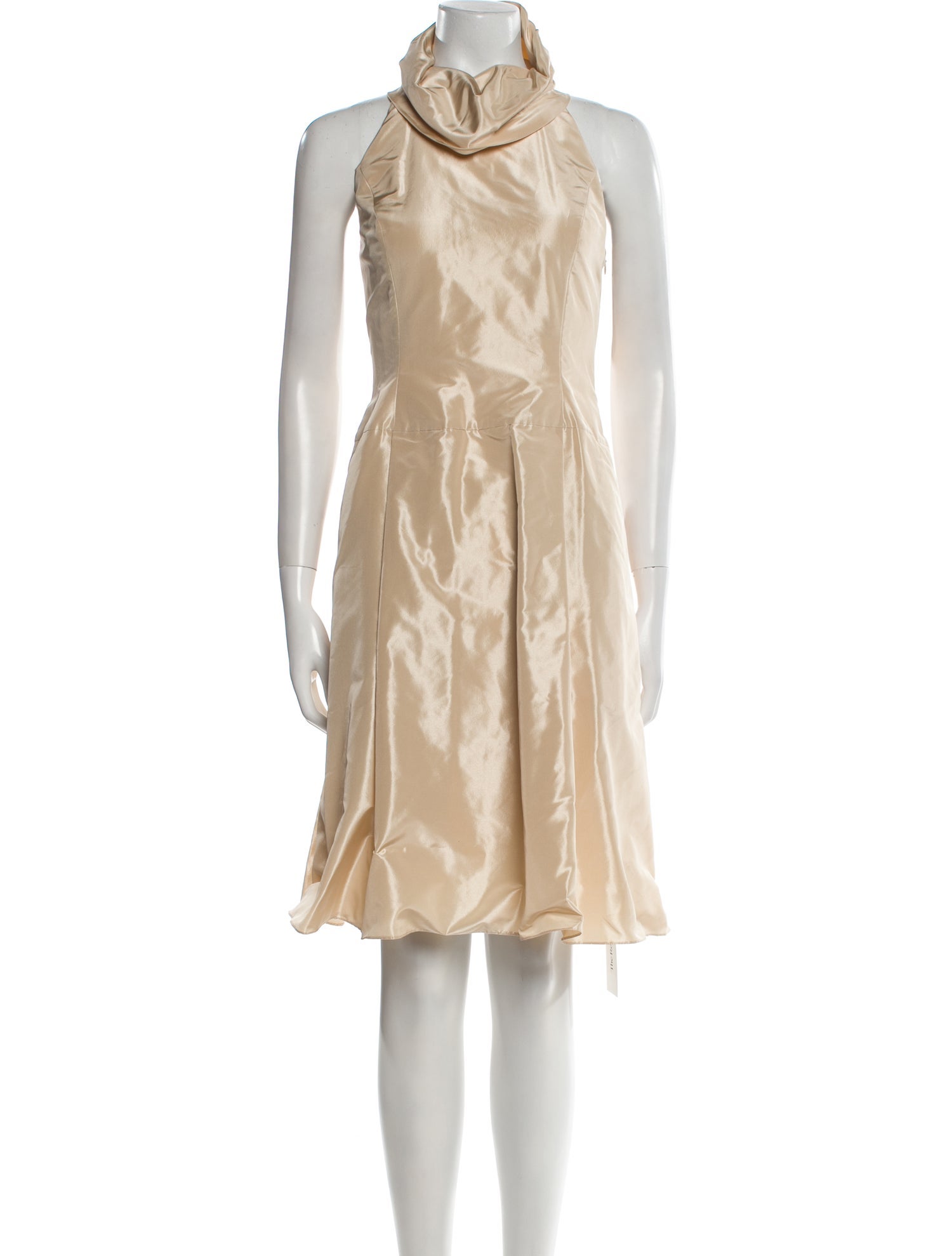 Ralph Lauren Black Label Turtleneck Knee-Length Dress