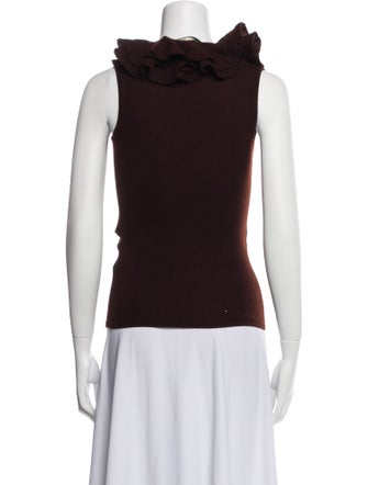 Ralph Lauren Black Label Cashmere V-Neck Top