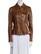 Ralph Lauren Black Label Lamb Leather Biker Jacket