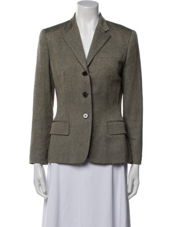 Ralph Lauren Black Label Wool Printed Blazer