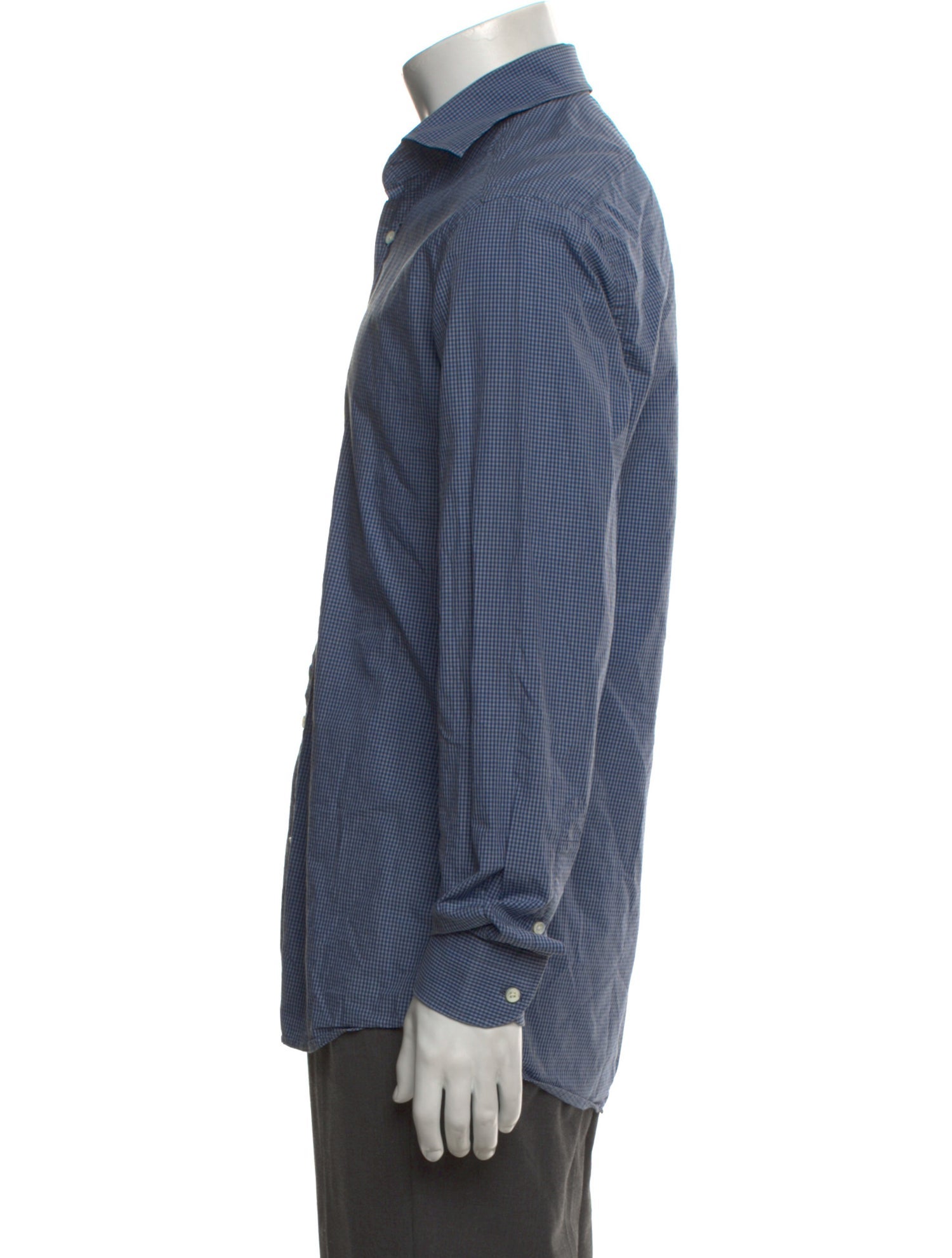 Ralph Lauren Black Label Plaid Print Long Sleeve Shirt