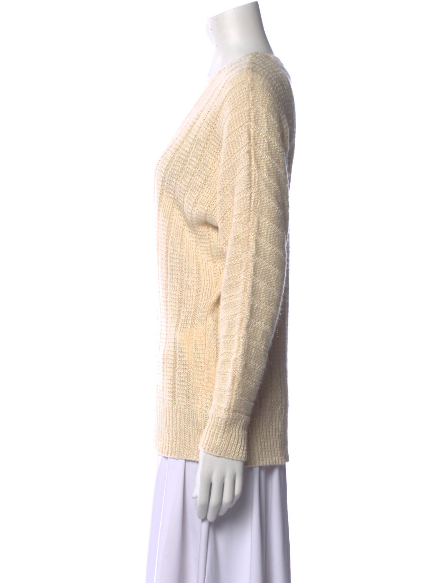 Ralph Lauren Black Label Linen V-Neck Sweater