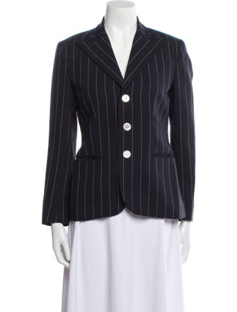 Ralph Lauren Black Label Wool Striped Blazer