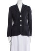Ralph Lauren Black Label Wool Striped Blazer