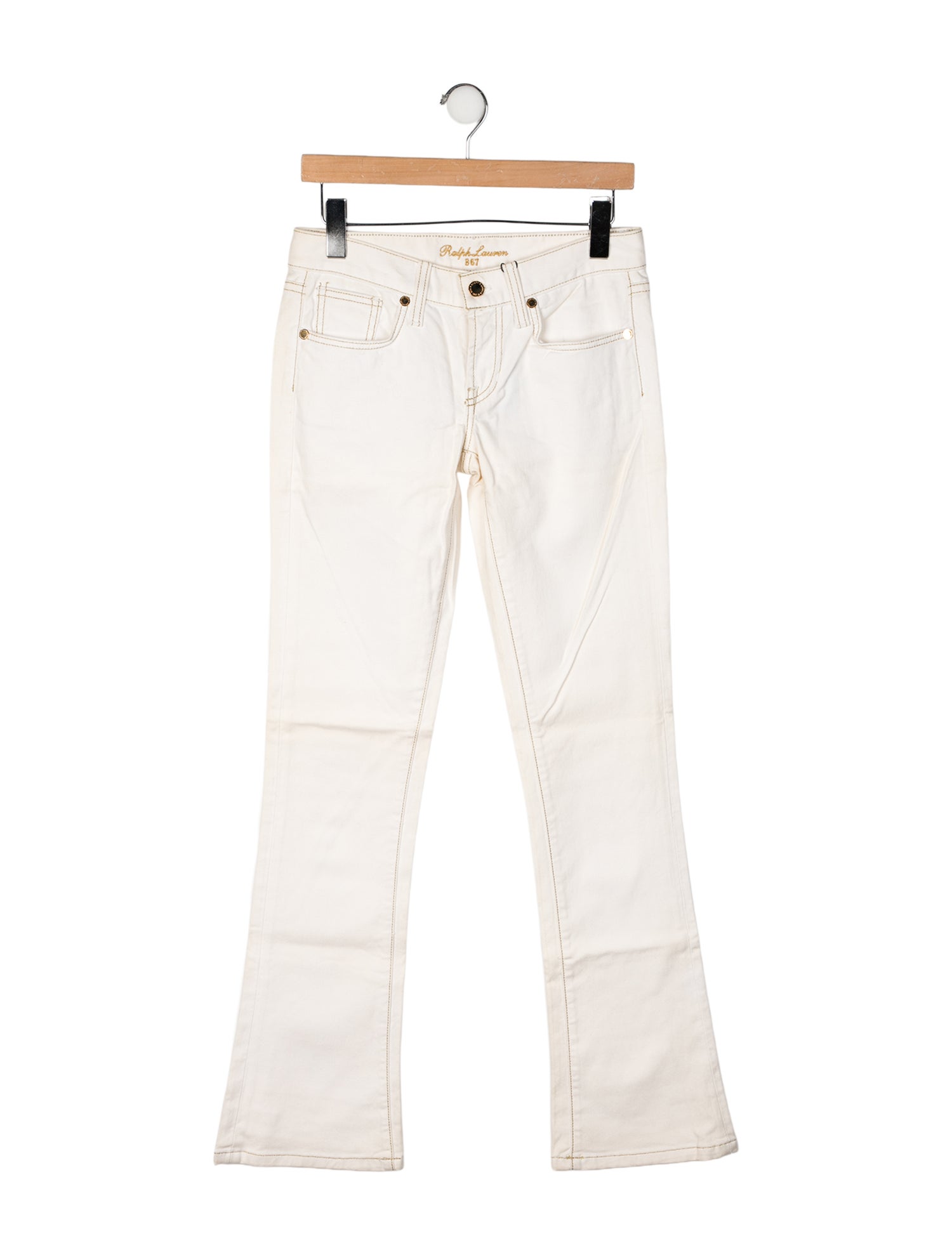 Ralph Lauren Black Label Mid-Rise Straight Leg Jeans w/ Tags