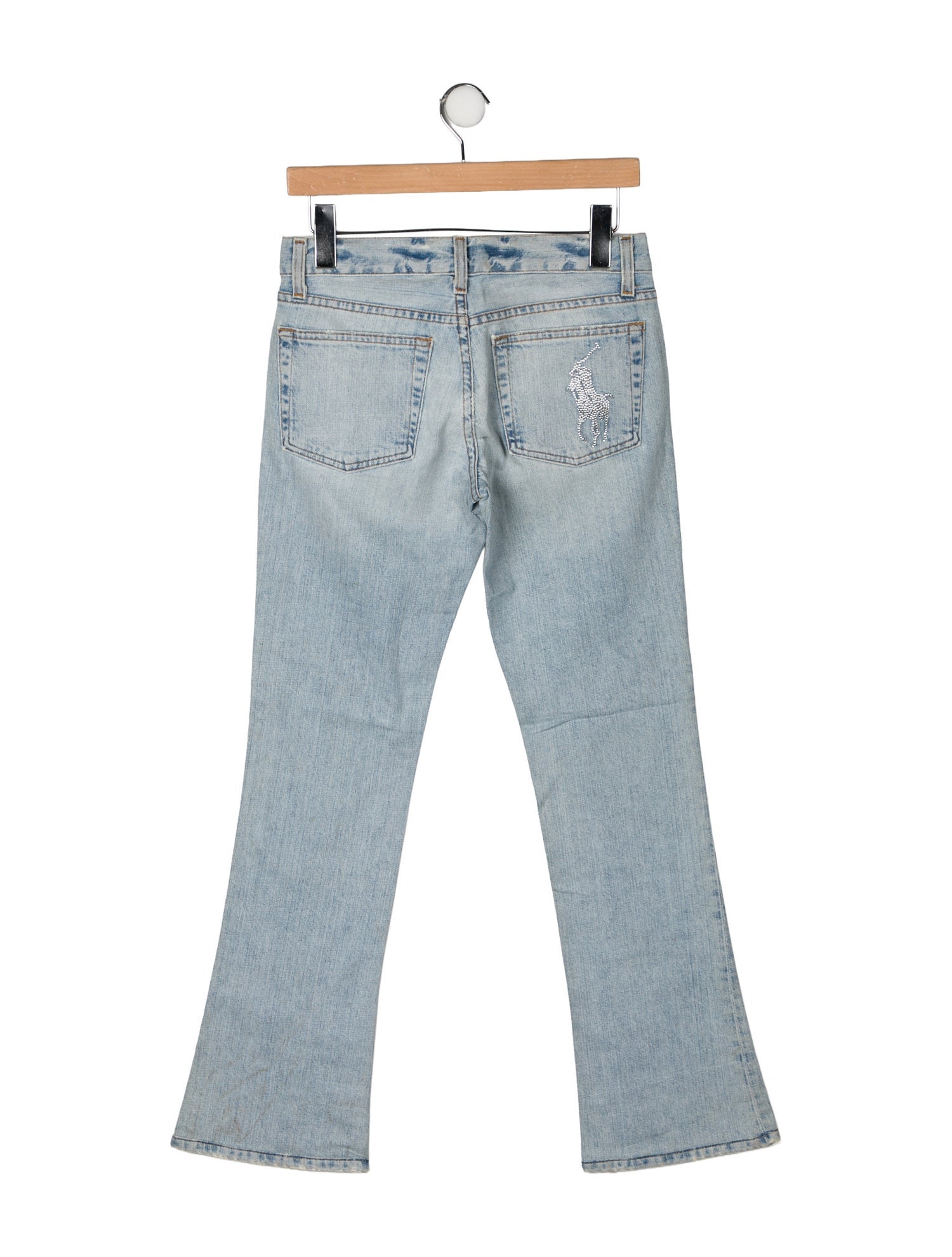 Ralph Lauren Black Label Mid-Rise Straight Leg Jeans
