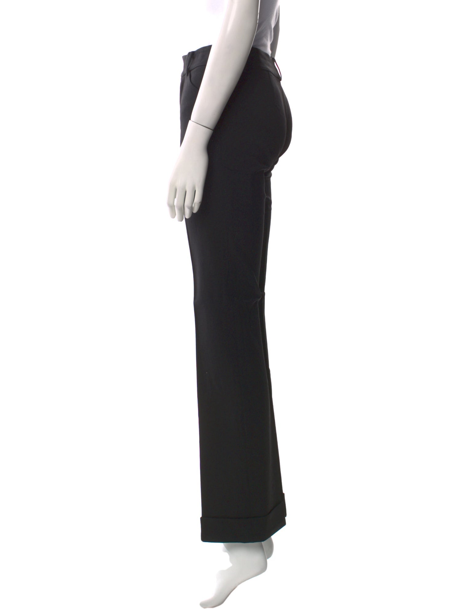 Ralph Lauren Black Label Wool Wide Leg Pants