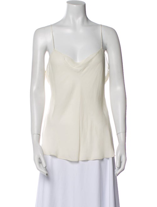 Ralph Lauren Black Label Silk Cowl Neck Top