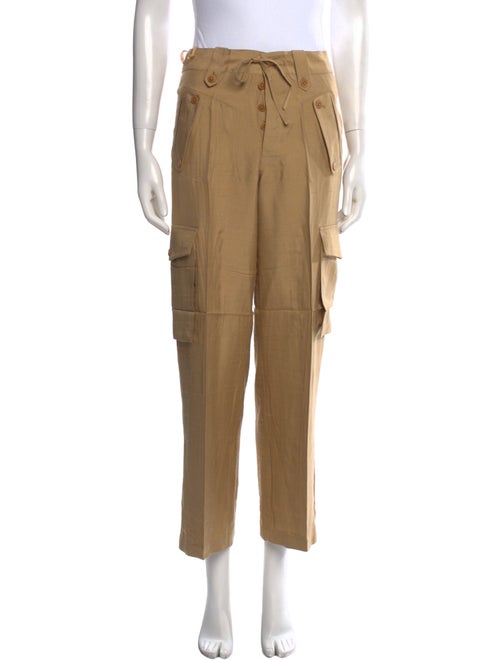 Ralph Lauren Black Label Silk Wide Leg Pants