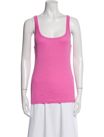 Ralph Lauren Black Label Scoop Neck Sleeveless Top
