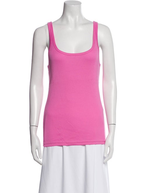 Ralph Lauren Black Label Scoop Neck Sleeveless Top