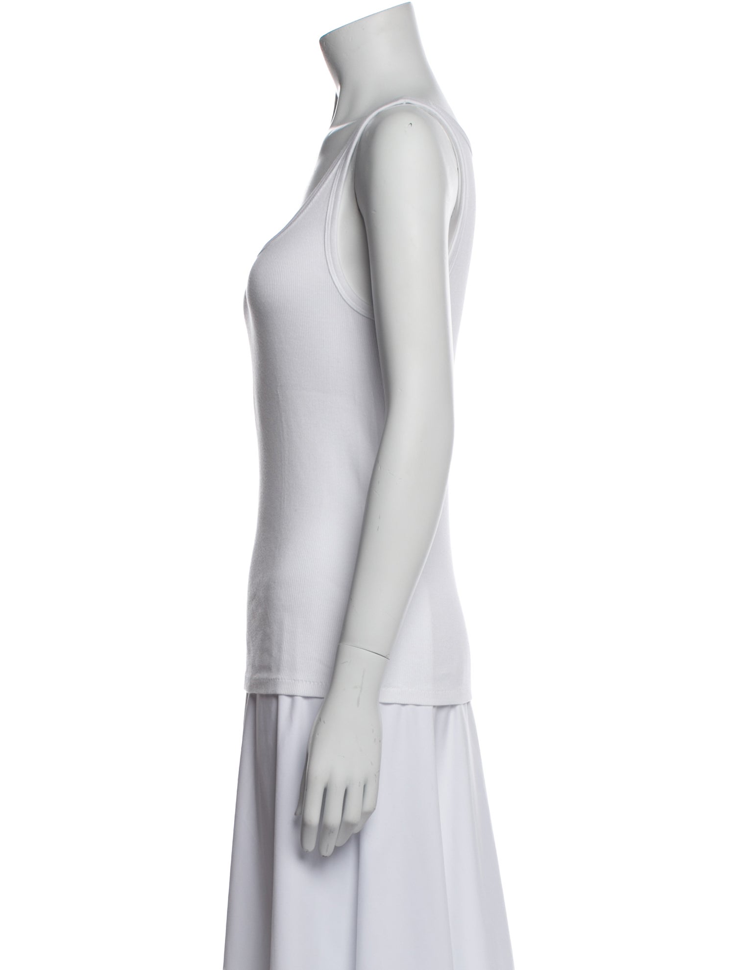 Ralph Lauren Black Label Scoop Neck Sleeveless Top