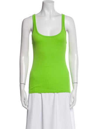Ralph Lauren Black Label Scoop Neck Sleeveless Top