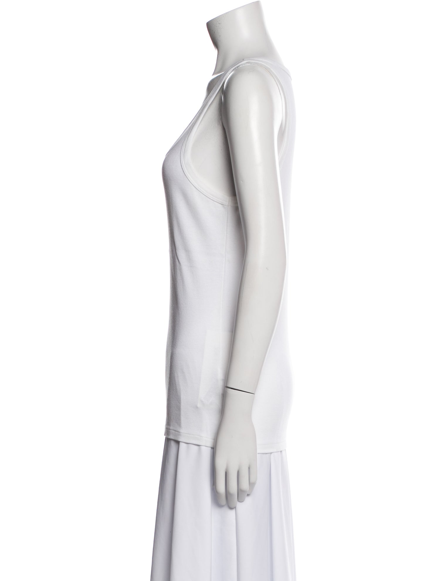 Ralph Lauren Black Label Scoop Neck Sleeveless Top