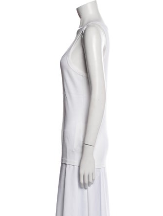 Ralph Lauren Black Label Scoop Neck Sleeveless Top