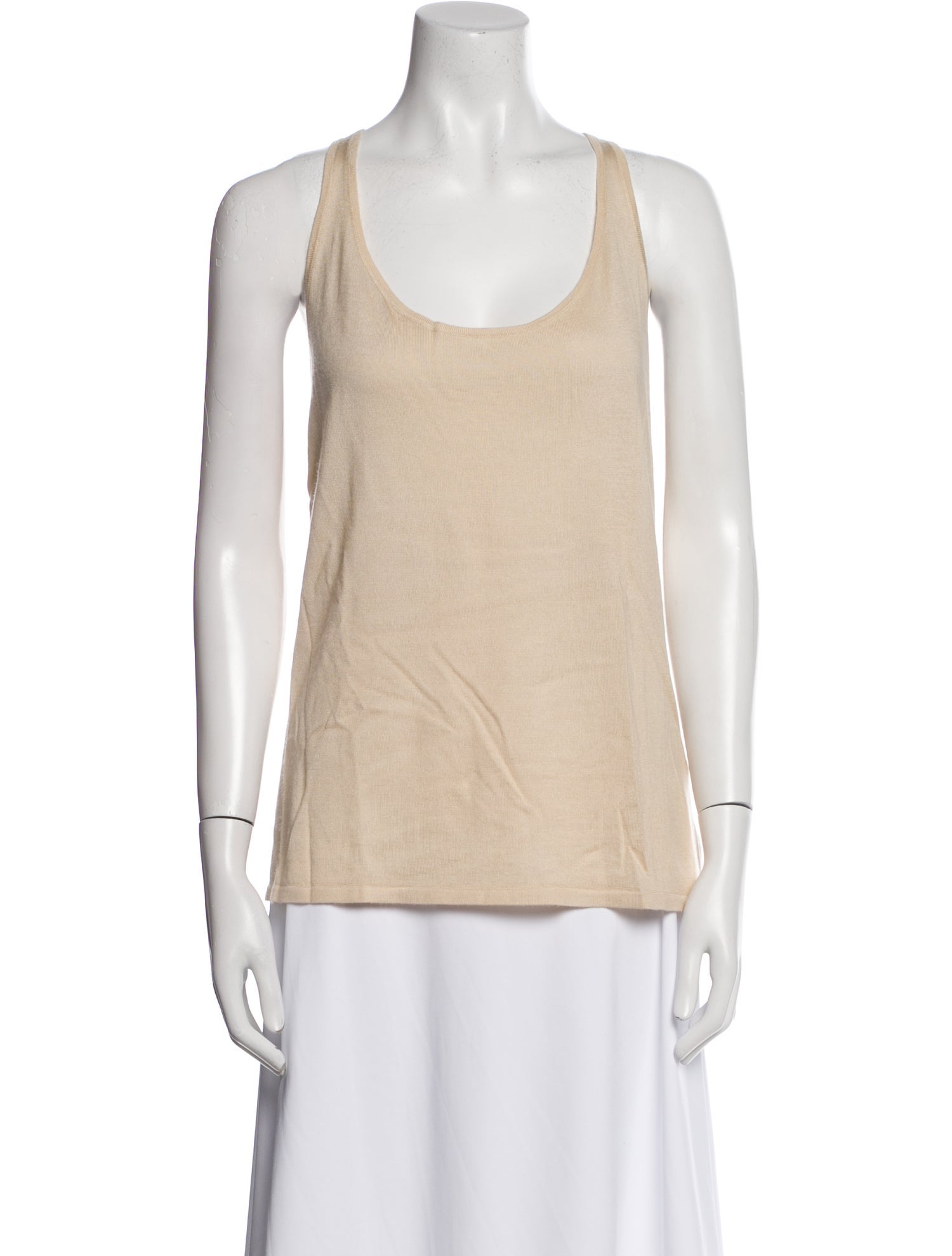 Ralph Lauren Black Label Cashmere Scoop Neck Top w/ Tags