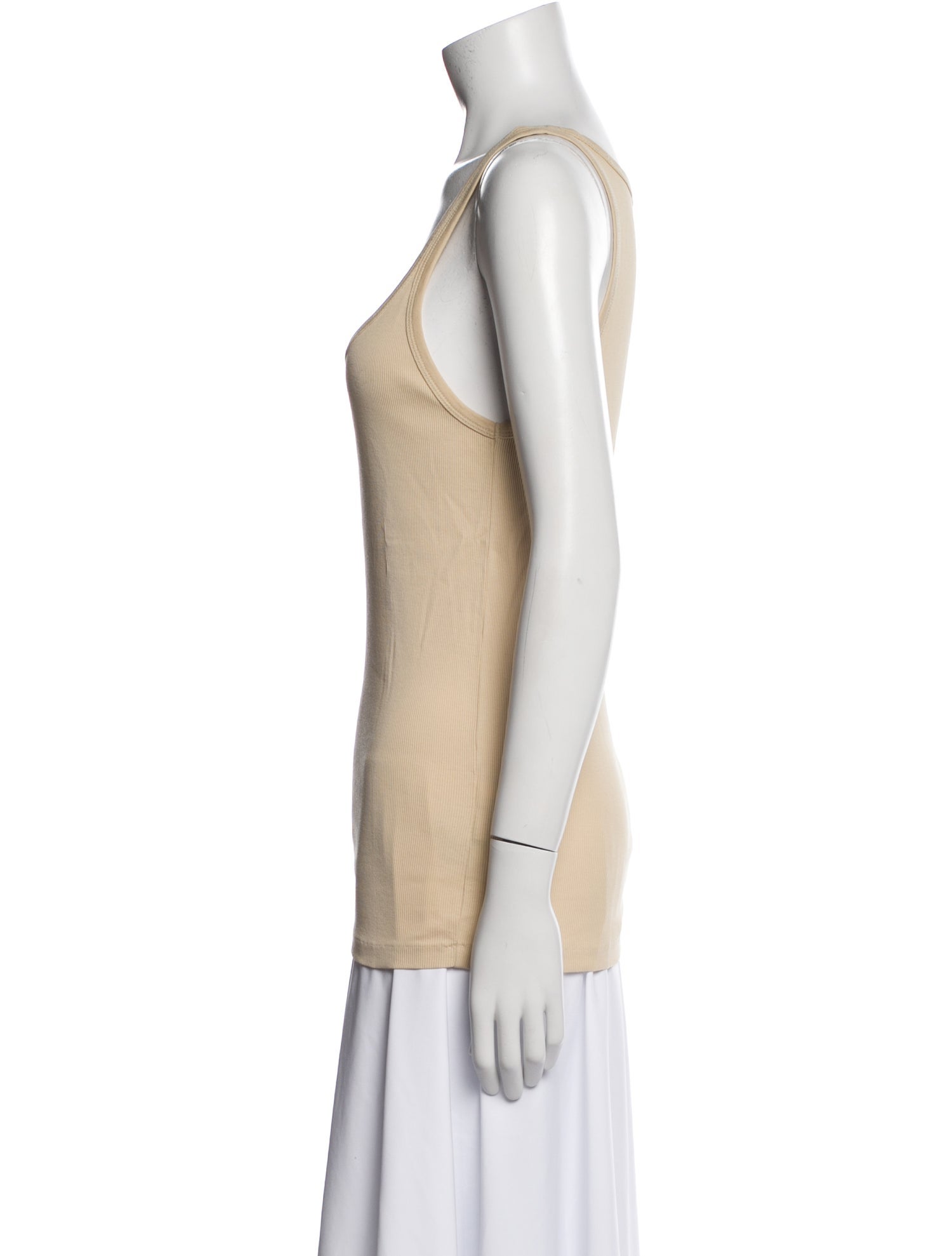 Ralph Lauren Black Label Scoop Neck Sleeveless Top